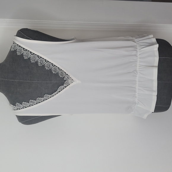 Express Laced detailed tank with cinched waist Size M. - Picture 3 of 5